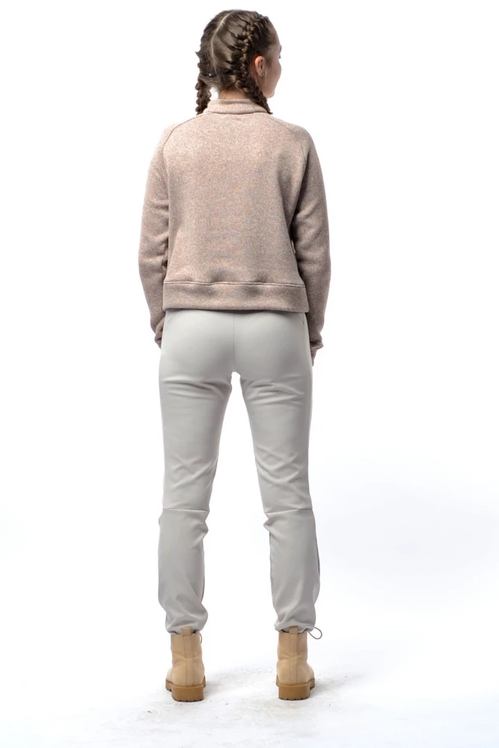Брюки 4 way stretch со штрипками женские 19-24525 06 изображение 4