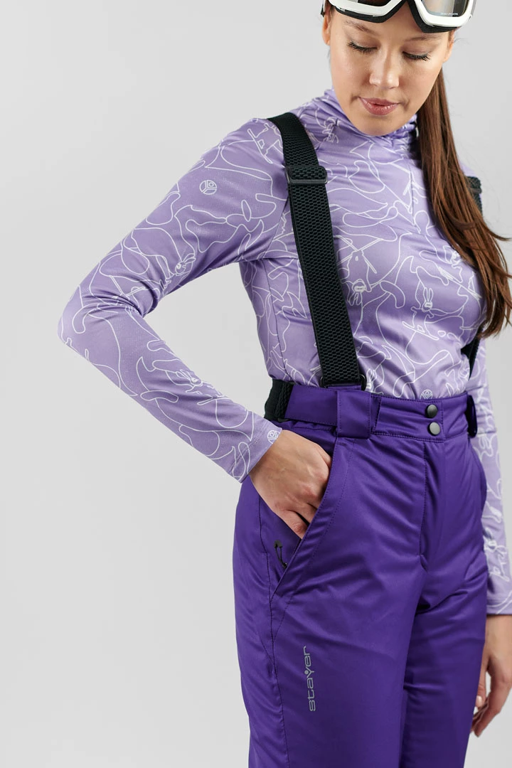 Горнолыжные брюки женские 22-22343 80 изображение 4
