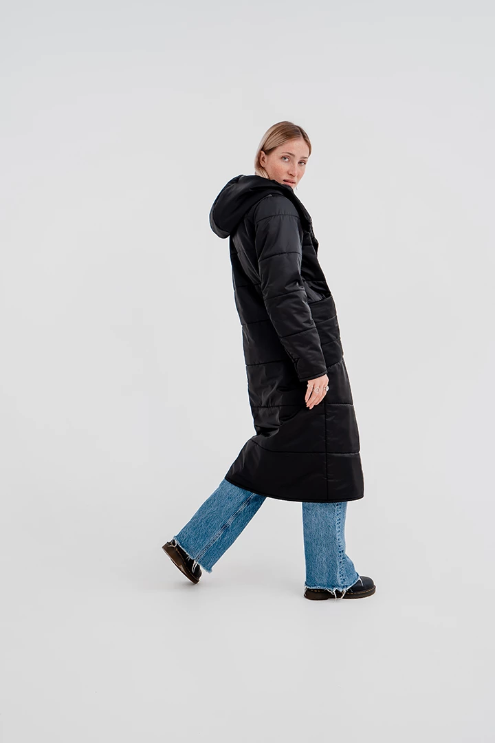 Пальто утепленное женское 22-47643 10 изображение 2