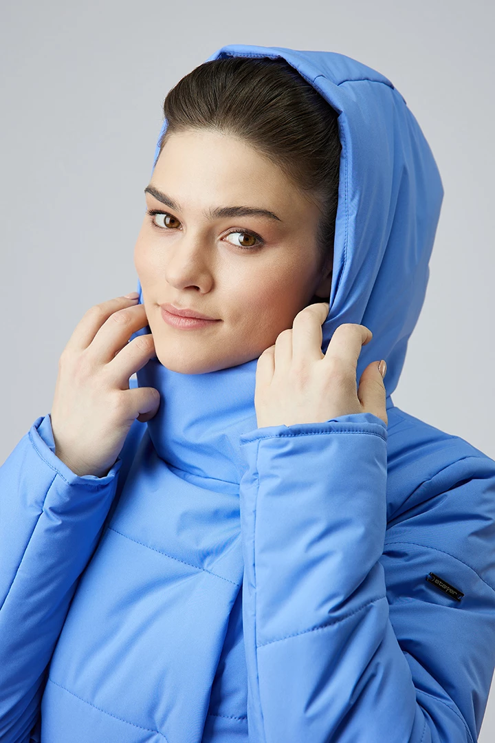 Пальто утепленное женское 22-47647 40 изображение 8