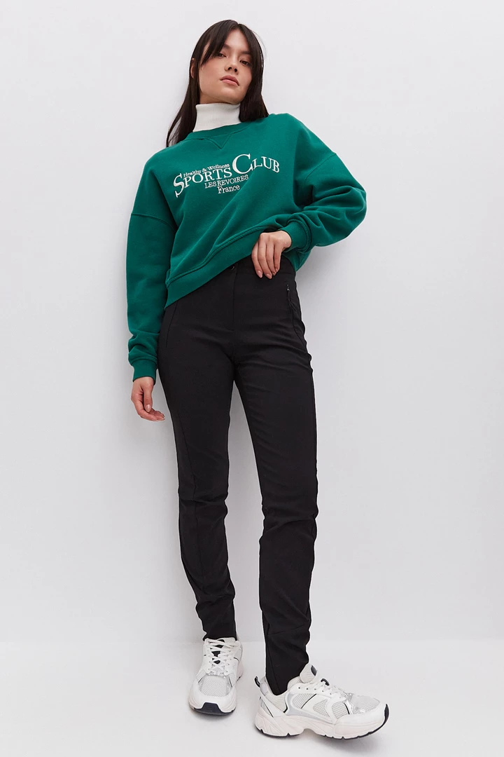 Брюки 4 way stretch со штрипками женские 22-24525 10 изображение 2