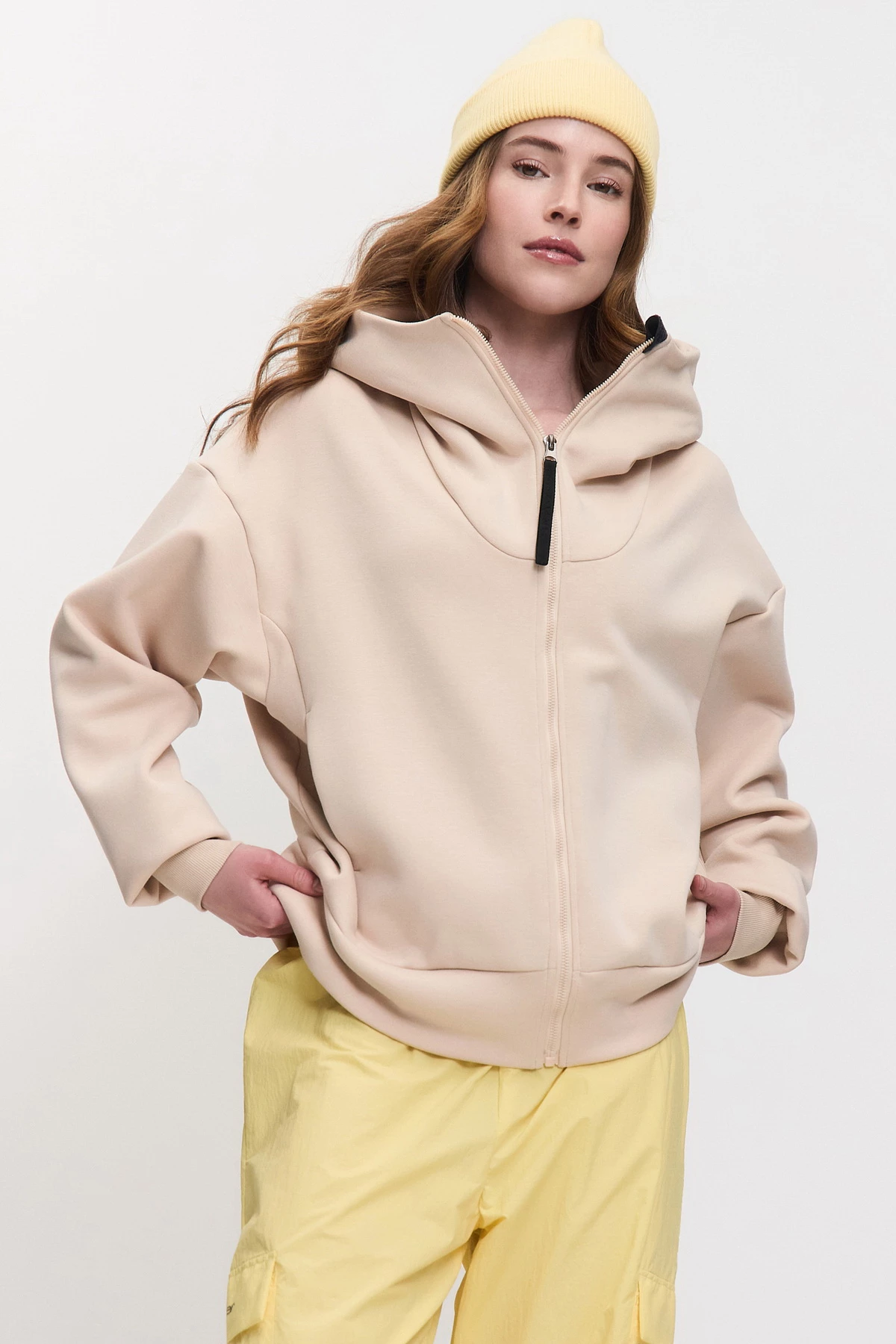 ДЖЕМПЕР ТРИКОТАЖНЫЙ ХЛОПКОВЫЙ НА МОЛНИИ женский 26-71822 06 изображение 7