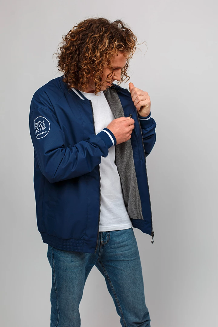 Ветровка-бомбер мужская 21-41109 20 изображение 5