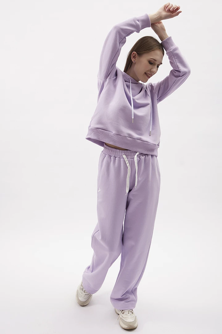 БРЮКИ ИЗ ФУТЕРА ЛЕГКИЕ женские 22-20823 81 изображение 2