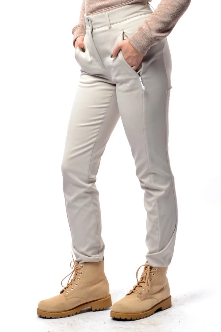 Брюки 4 way stretch со штрипками женские 19-24525 06 изображение 3