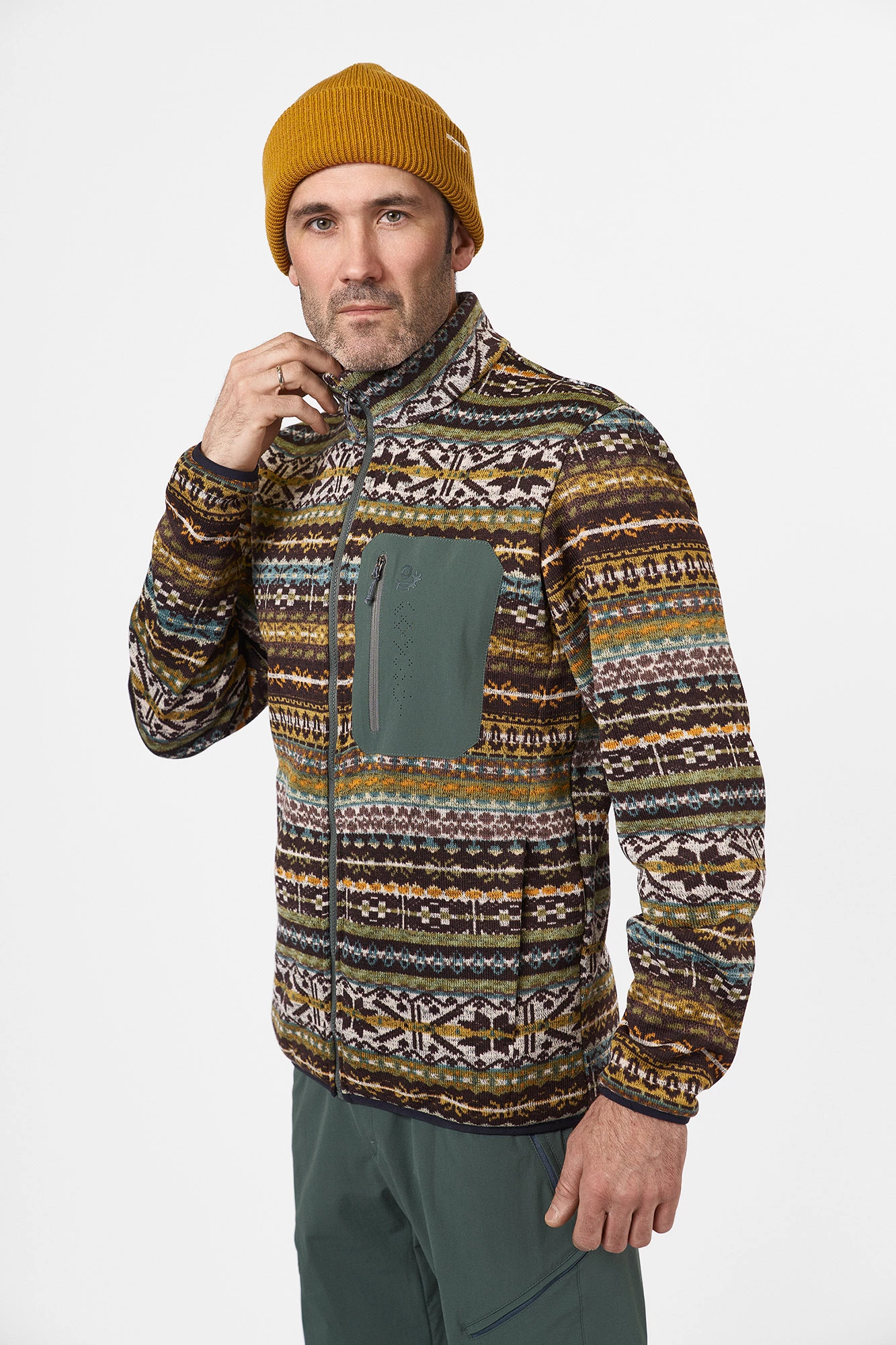 ДЖЕМПЕР ИЗ ETNIC FLEECE мужской 26-71404 56 изображение 6