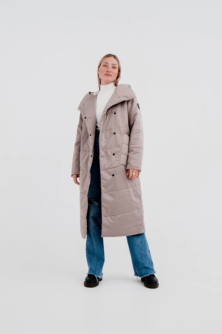 Пальто утепленное женское 22-47643 06 изображение 1
