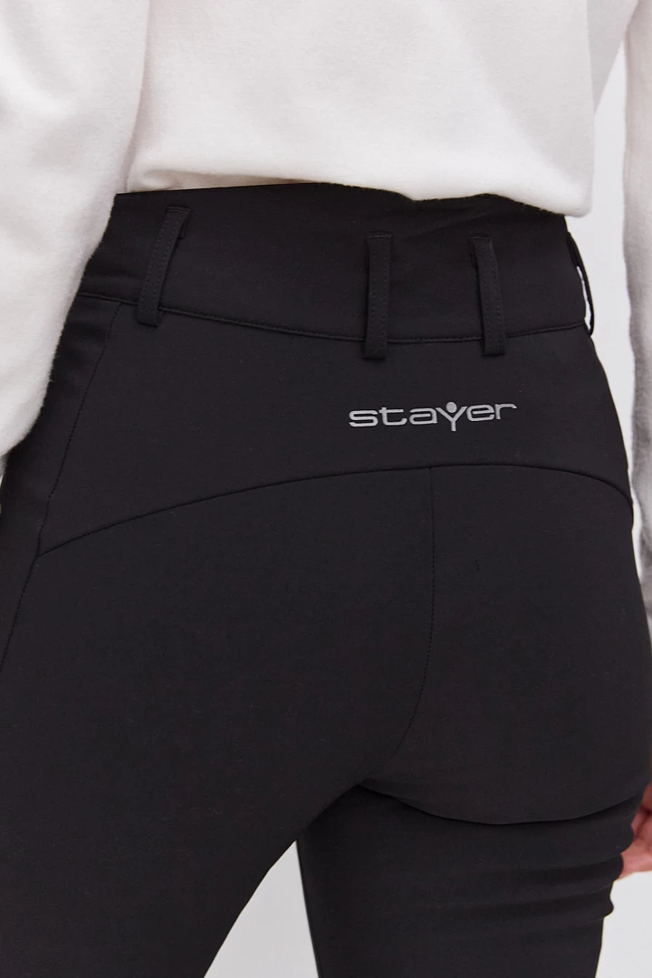 Брюки 4 way stretch со штрипками женские 22-24525 10 изображение 7