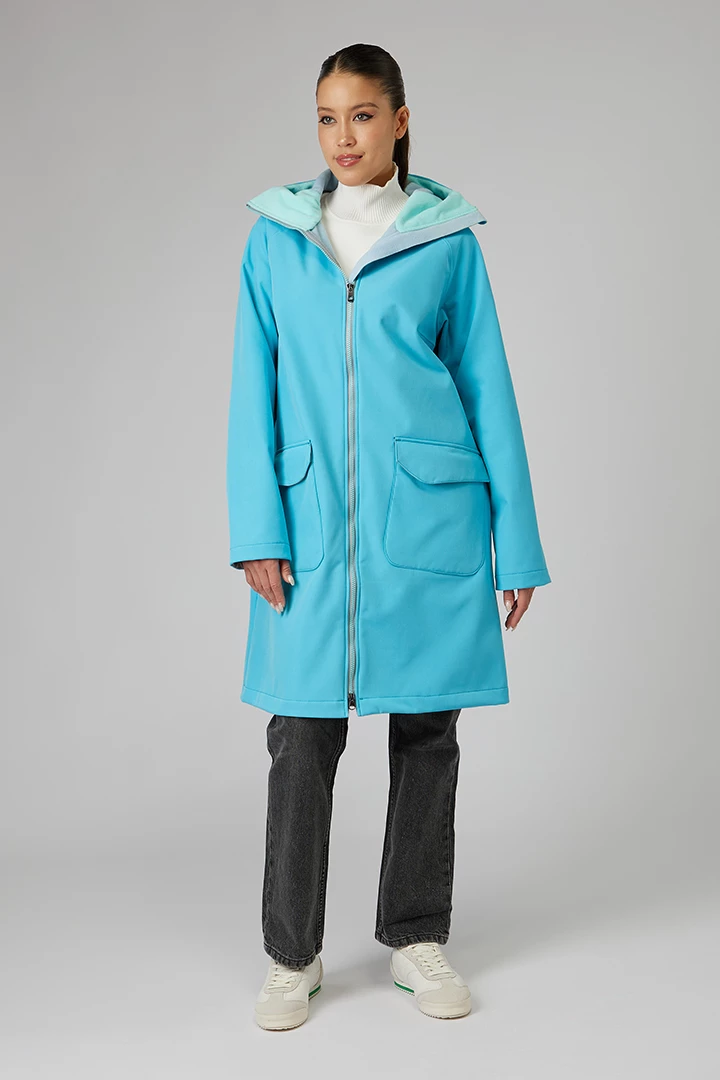 ПЛАЩ SOFT SHELL женский 23-40734 44 изображение 2