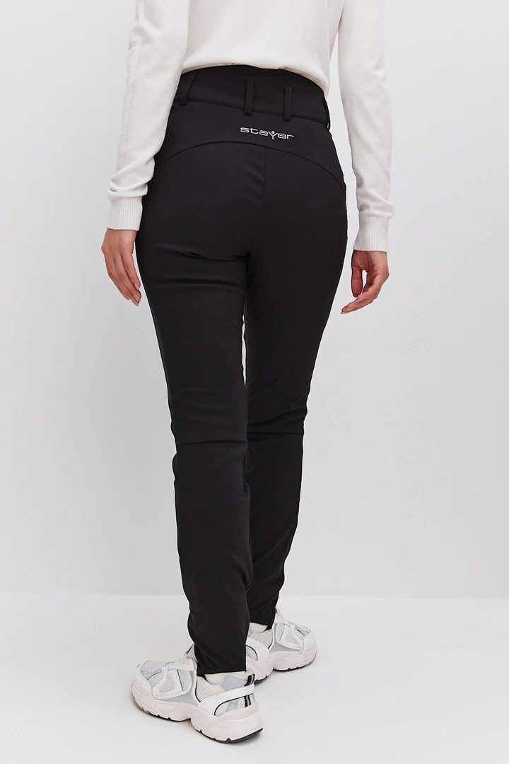 Брюки 4 way stretch со штрипками женские 22-24525 10 изображение 3