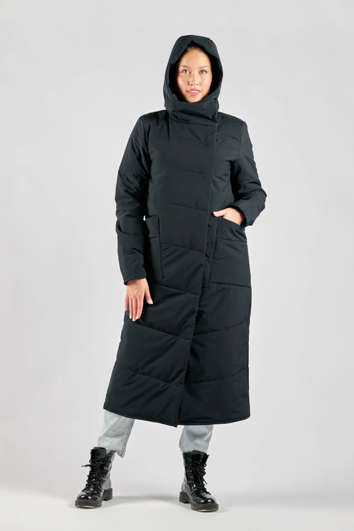 Пальто утепленное женское 22-47643 13 изображение 8