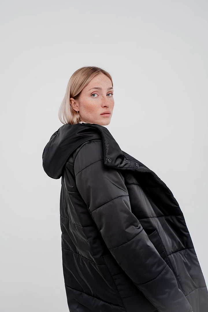 Пальто утепленное женское 22-47643 10 изображение 5