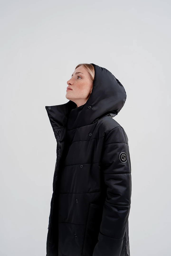 Пальто утепленное женское 22-47643 10 изображение 9