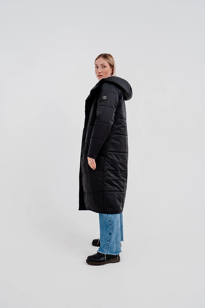 Пальто утепленное женское 22-47643 10 изображение 7
