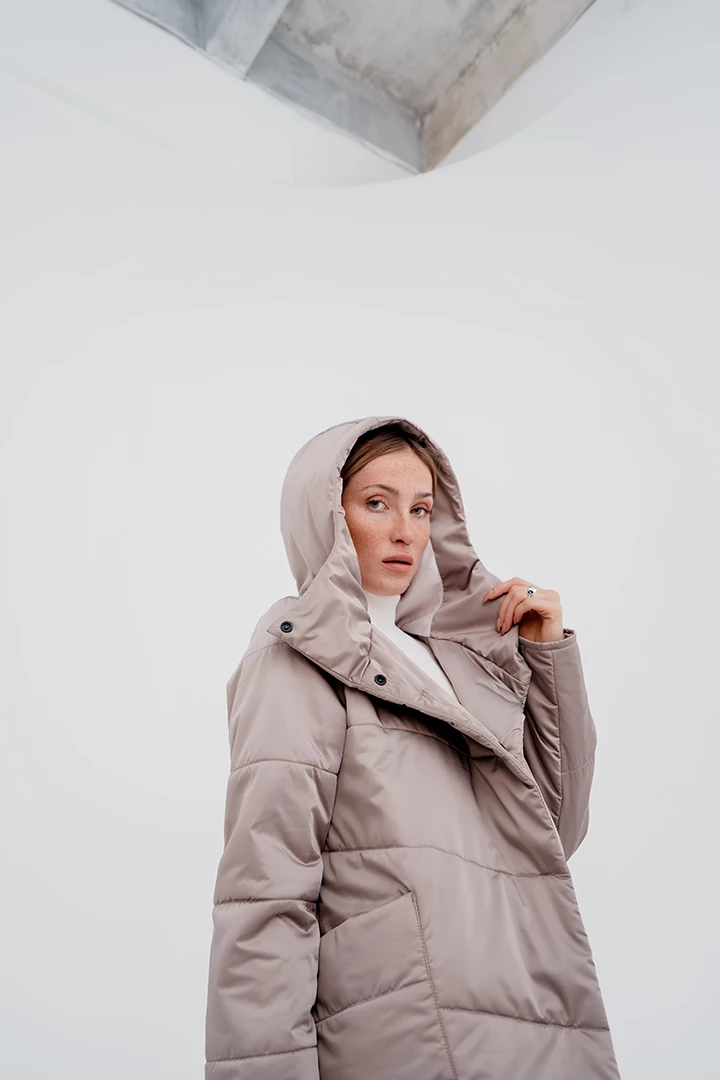 Пальто утепленное женское 22-47643 06 изображение 5