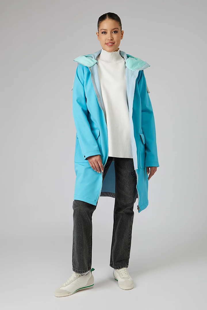 ПЛАЩ SOFT SHELL женский 23-40734 44 изображение 1