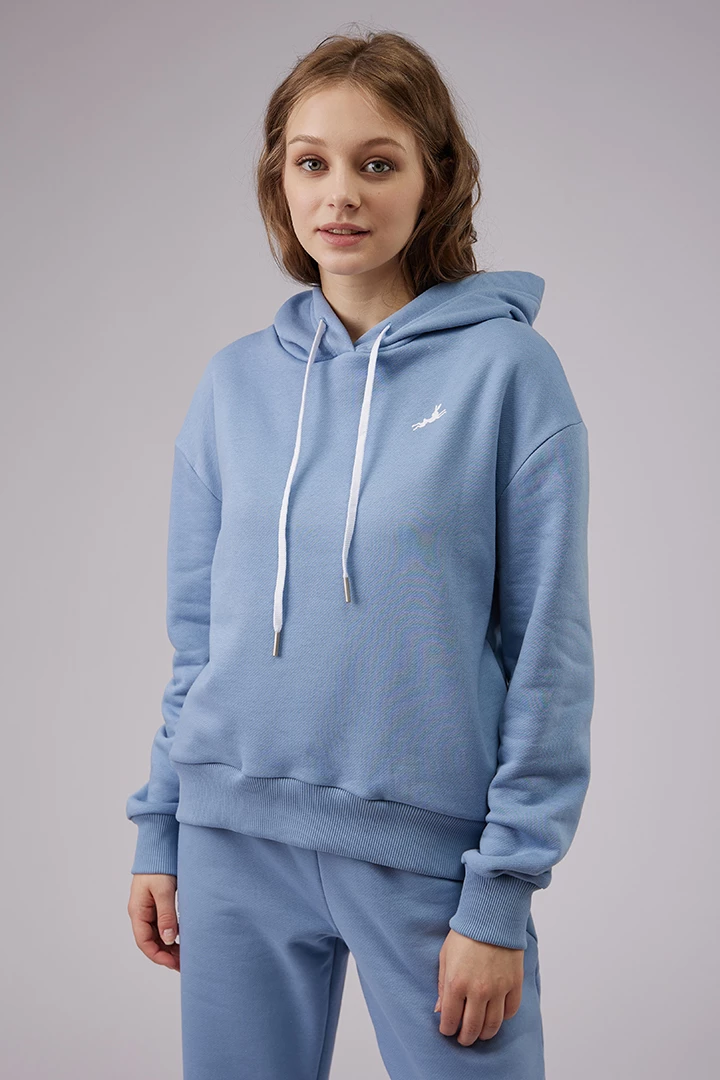 ДЖЕМПЕР-ХУДИ ИЗ ФУТЕРА женский 22-72829 11 изображение 5