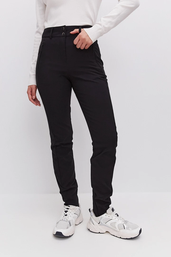 Брюки 4 way stretch со штрипками женские 22-24525 10 изображение 5