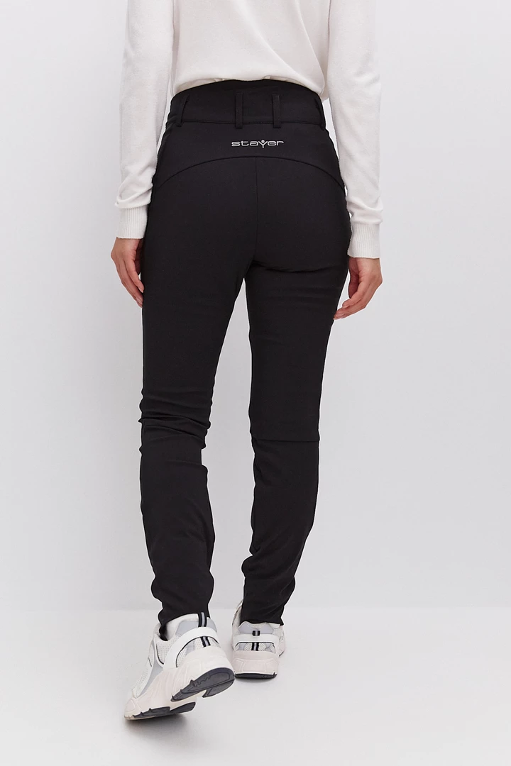 Брюки 4 way stretch со штрипками женские 22-24525 10 изображение 4