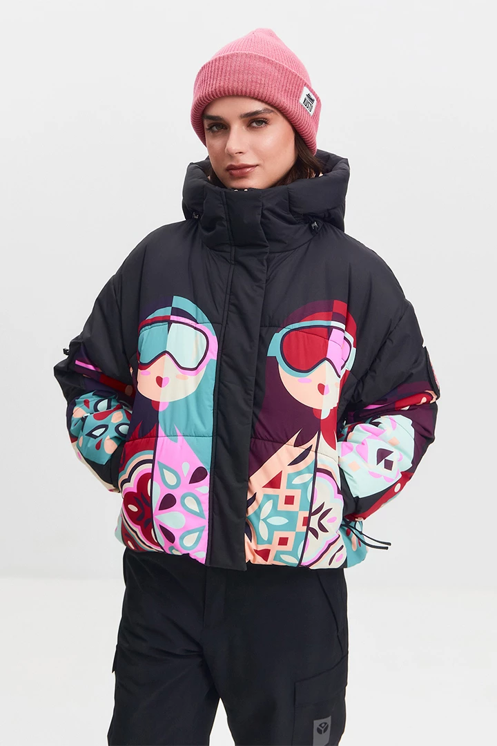 Куртка горнолыжная Матрешка женская 25-42523 10 изображение 4