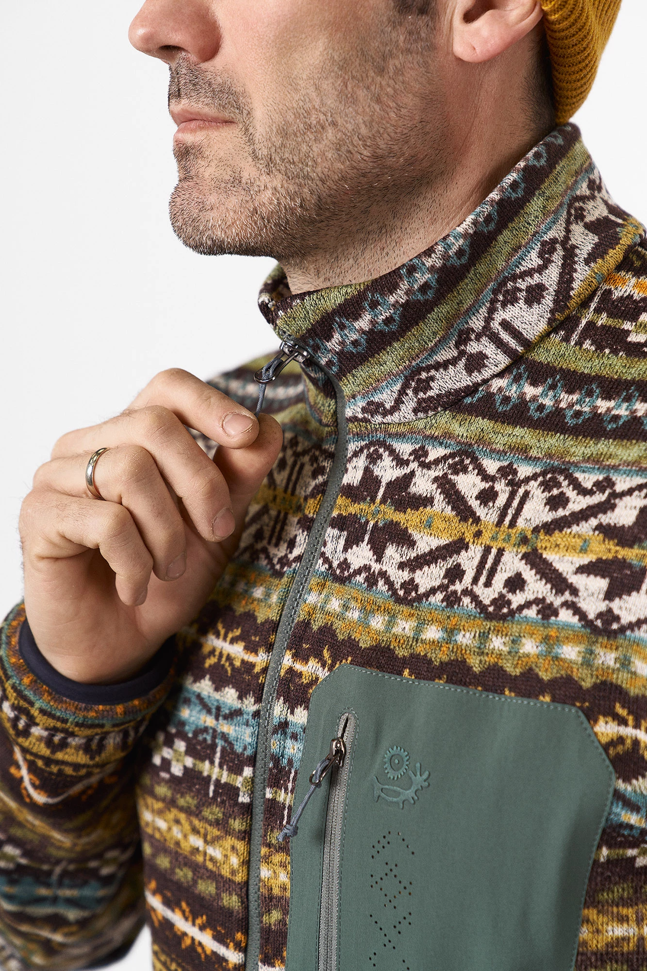 ДЖЕМПЕР ИЗ ETNIC FLEECE мужской 26-71404 56 изображение 10