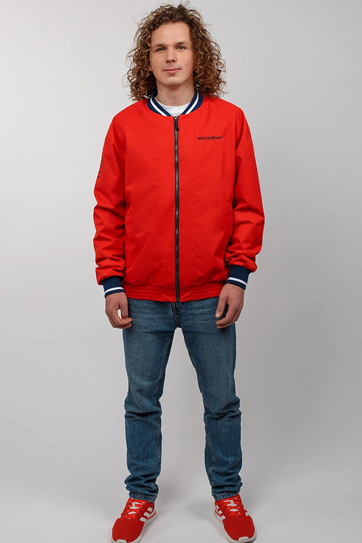 Ветровка-бомбер мужская 21-41109 70 изображение 9