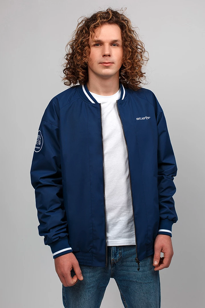 Ветровка-бомбер мужская 21-41109 20 изображение 3
