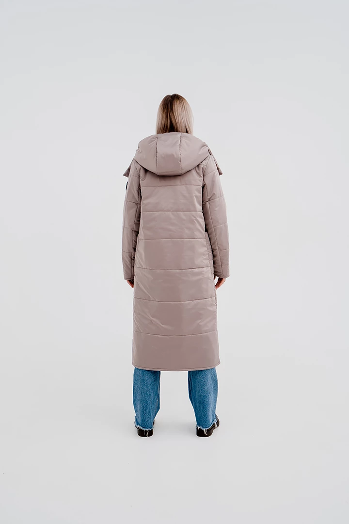 Пальто утепленное женское 22-47643 06 изображение 4