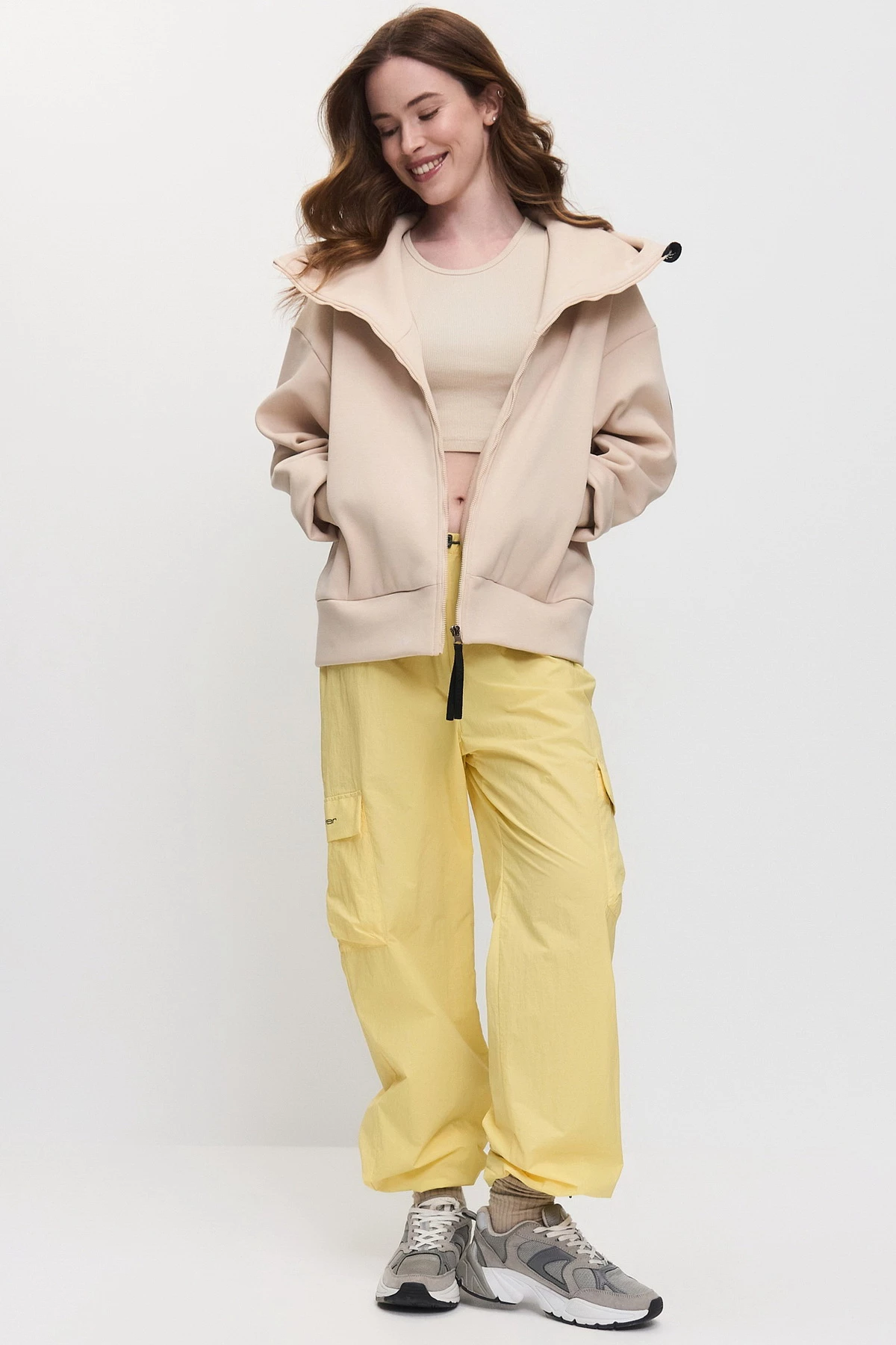 ДЖЕМПЕР ТРИКОТАЖНЫЙ ХЛОПКОВЫЙ НА МОЛНИИ женский 26-71822 06 изображение 9