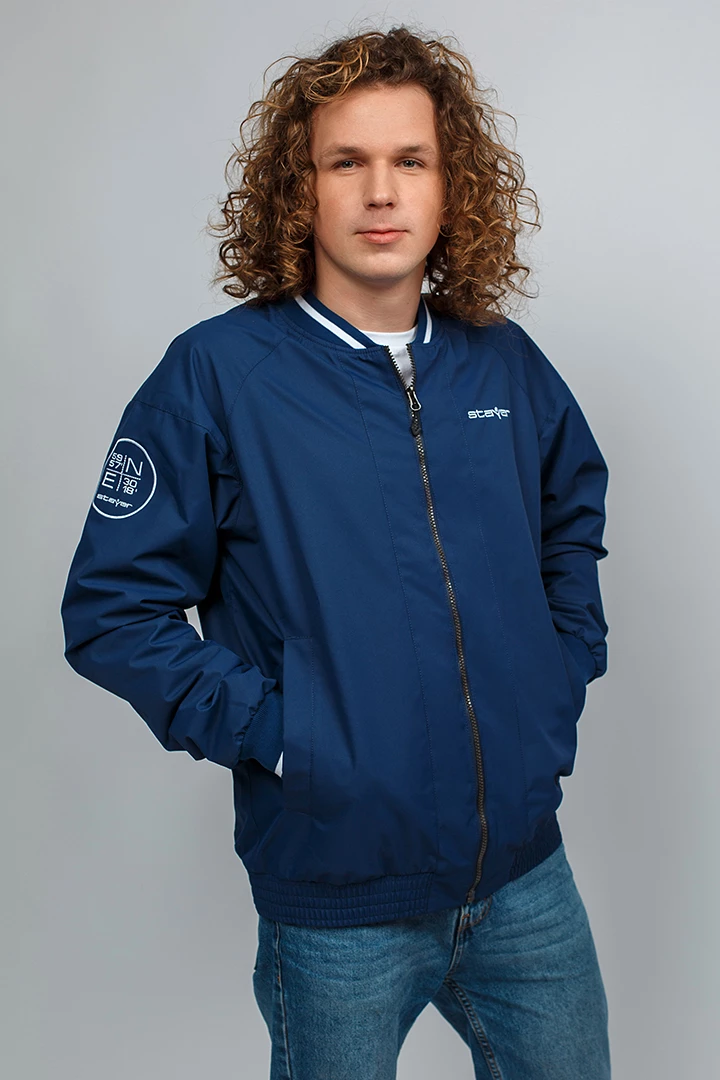 Ветровка-бомбер мужская 21-41109 20 изображение 2