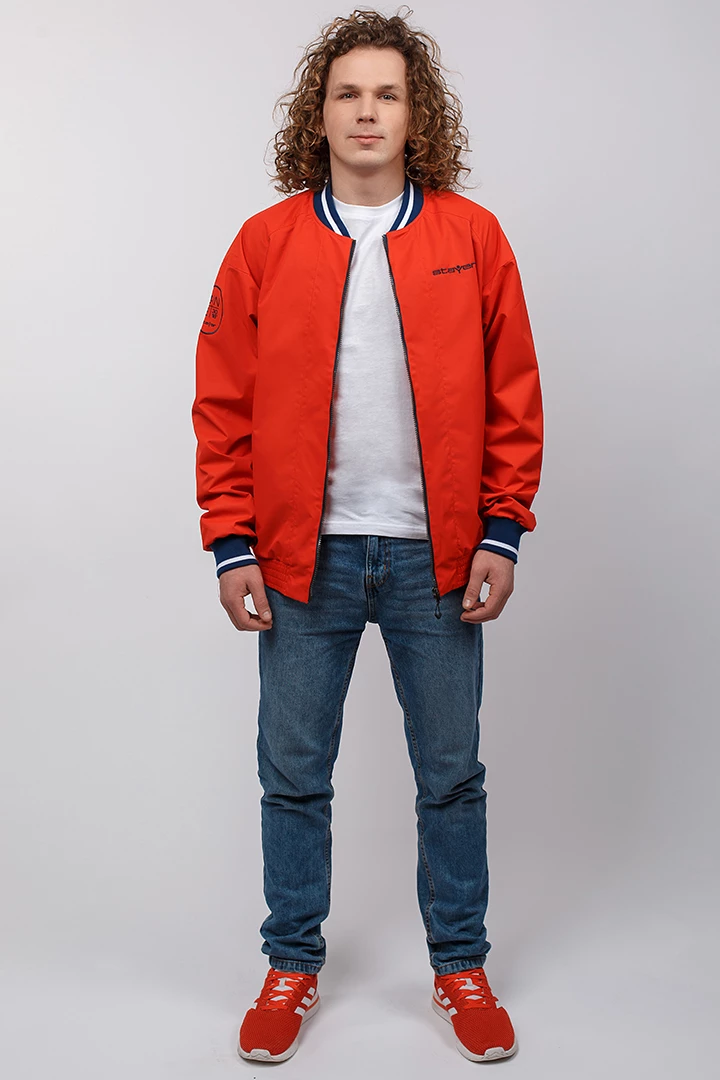 Ветровка-бомбер мужская 21-41109 70 изображение 8