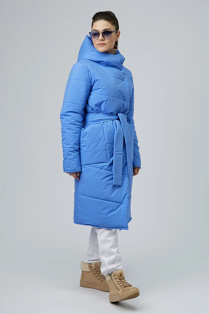 Пальто утепленное женское 22-47647 40 изображение 3